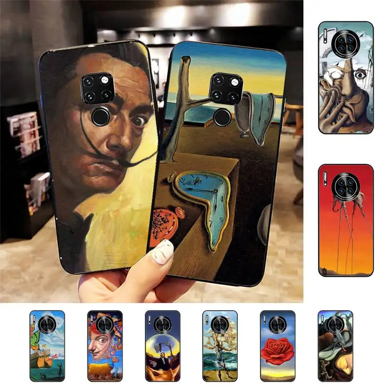 

Salvador Dali Art fashion pattern Phone Case For Huawei Nova3I 3E mate20lite 20Pro 10lite Luxury funda case