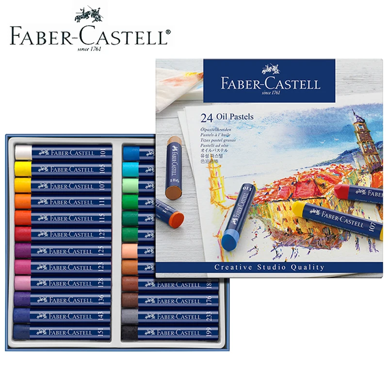 Немецкий Faber Castell 12/24/36 цветная масляная пастель набор профессиональная