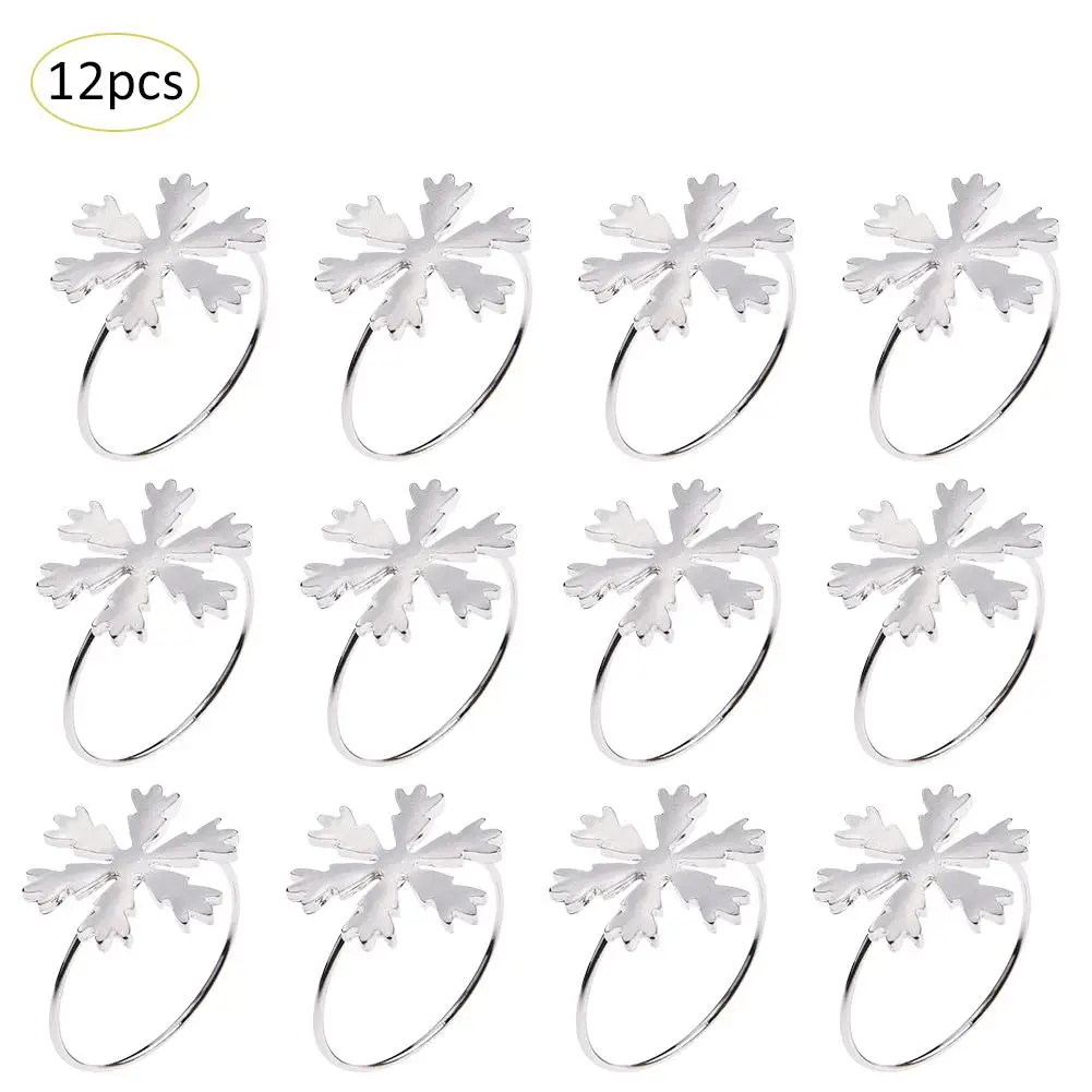 12 шт. кольцо для салфеток из нержавеющей стали|Кольца салфеток| |