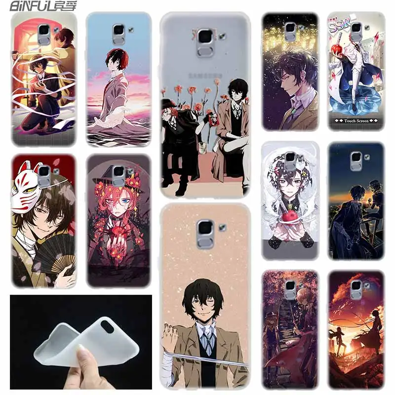 Мягкий чехол из ТПУ для Samsung Galaxy J6 J8 J5 J7 J4 Core Plus 2018 2016 2017 EU Prime Pro Ace Japan bungou stray