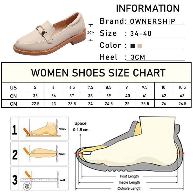 Женские офисные удобные лоферы на низком каблуке Женская повседневная обувь с