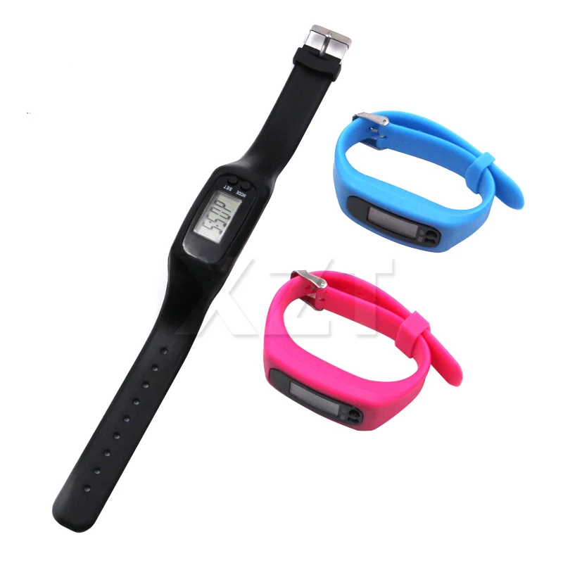 Digital LCD Pedometer Watch Smart Wristband Run Steps Walking Distance Calorie Counter Silicone Wrist time Bracelet Sport | Электроника