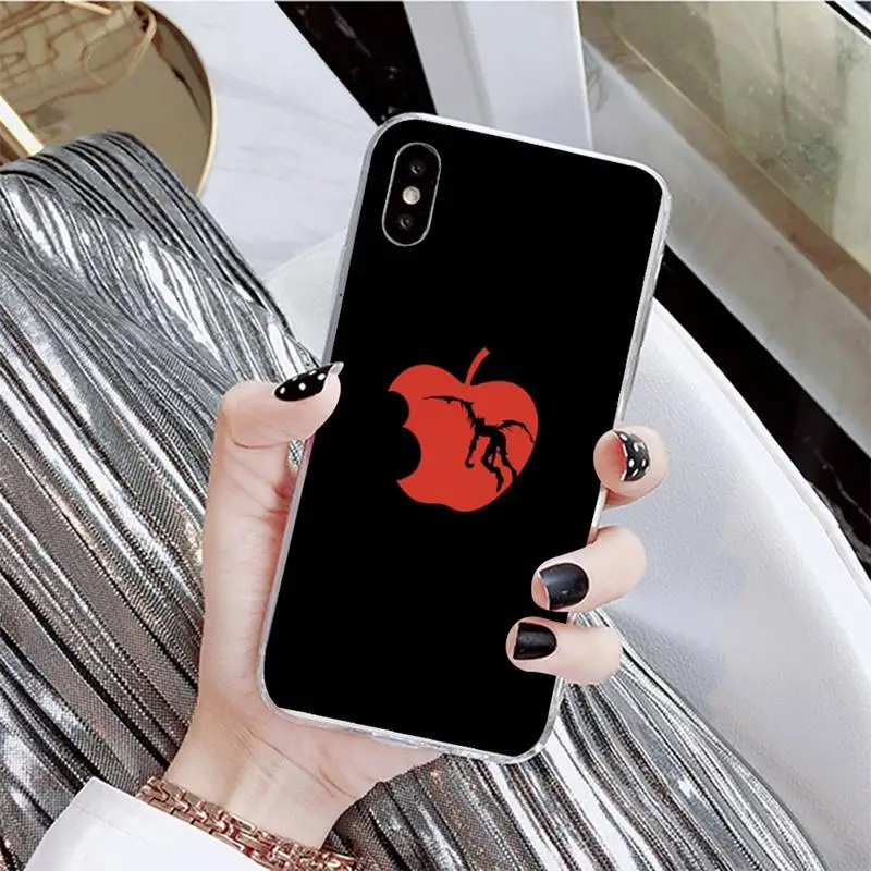 

Death Note Phone Case For iPhone X XS MAX 6 6s 7 7plus 8 8 Plus 5 5S se 2020 11 12pro max xr Funda cases