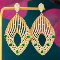 soramoore luxury original design drop dangle earring for women bridal earring aretes de mujer modernos fashion gift new hot
