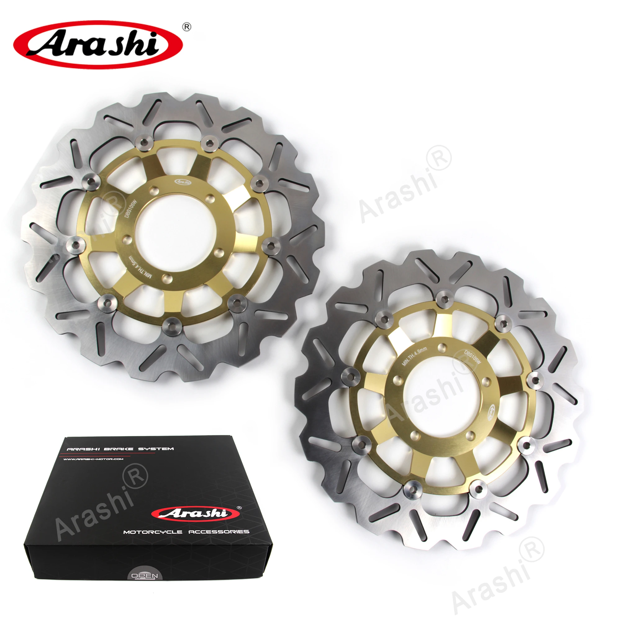 Arashi 1 пара для TRIUMPH Street Triple 675 2007 2012 CNC передние тормозные диски роторы 2008 2009 2010 2011