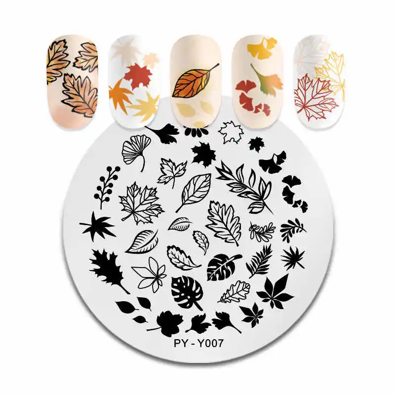 PY-Y007 PICT YOU прямоугольник ногтей штамповки пластины геометрические нержавеющая сталь ногтей изображения штамп для дизайна ногтей штамповки шаблон - Цвет: PY-Y007