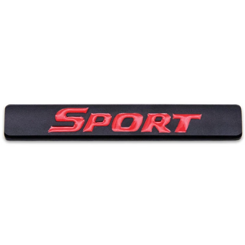 

1 Piece 3D Letters Emblem Car Side Fender Rear Trunk Decoration Stickers For SPORT Logo Car Styling Car Accessories