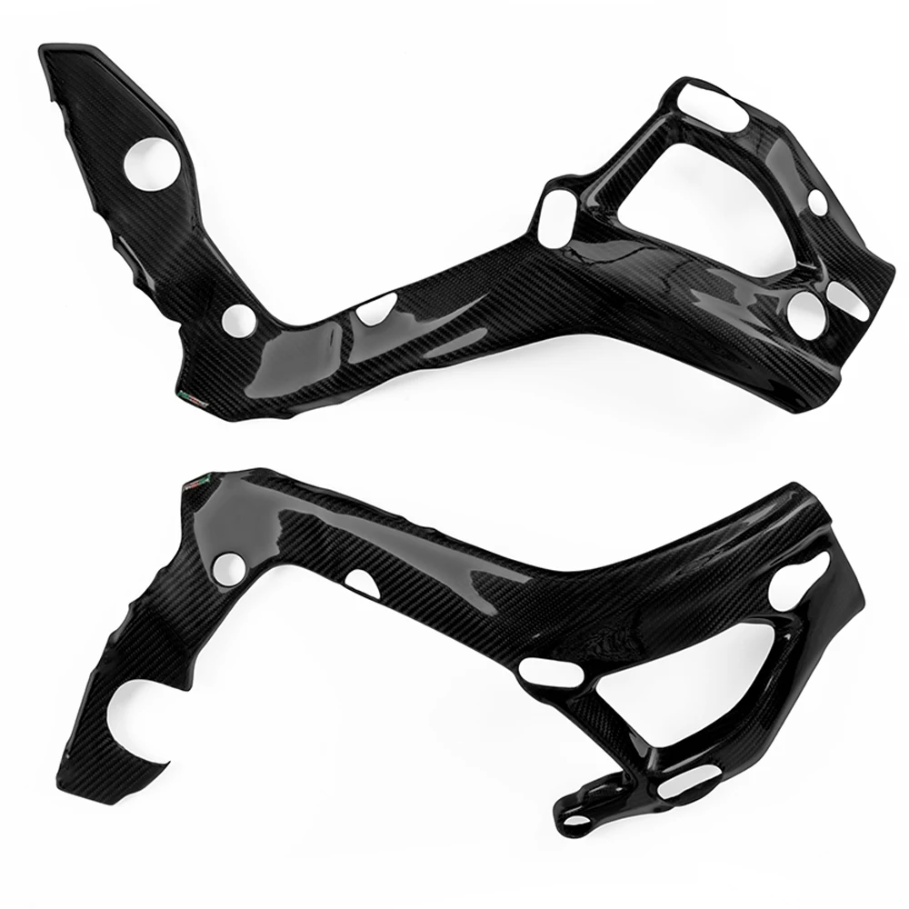 Новинка 2020 100% защитный чехол из углеродного волокна для рамы мотоцикла глянцевый