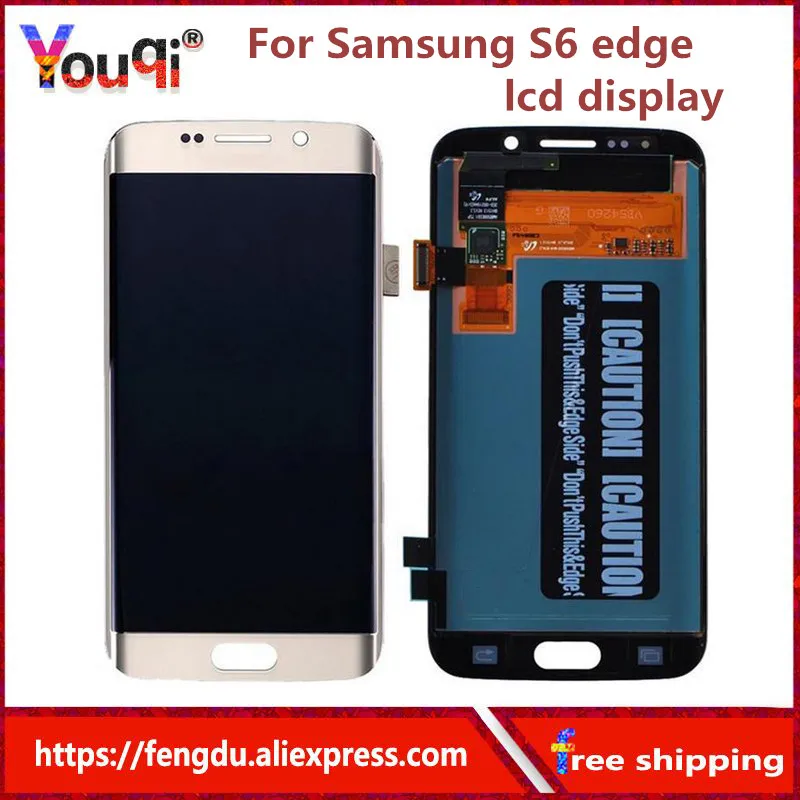 Youqi 5 1 ''сменный супер oled дисплей для samsung Galaxy s6 edge G925 G925F G925I ЖК дигитайзер в