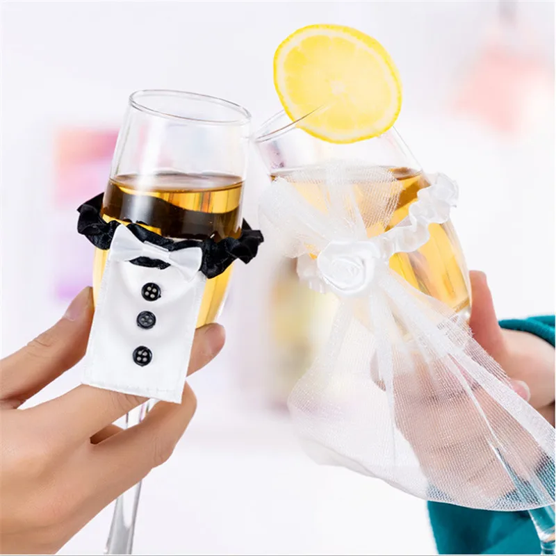 Набор свадебных чашек украшение для свадьбы бракосочетания коктейльное