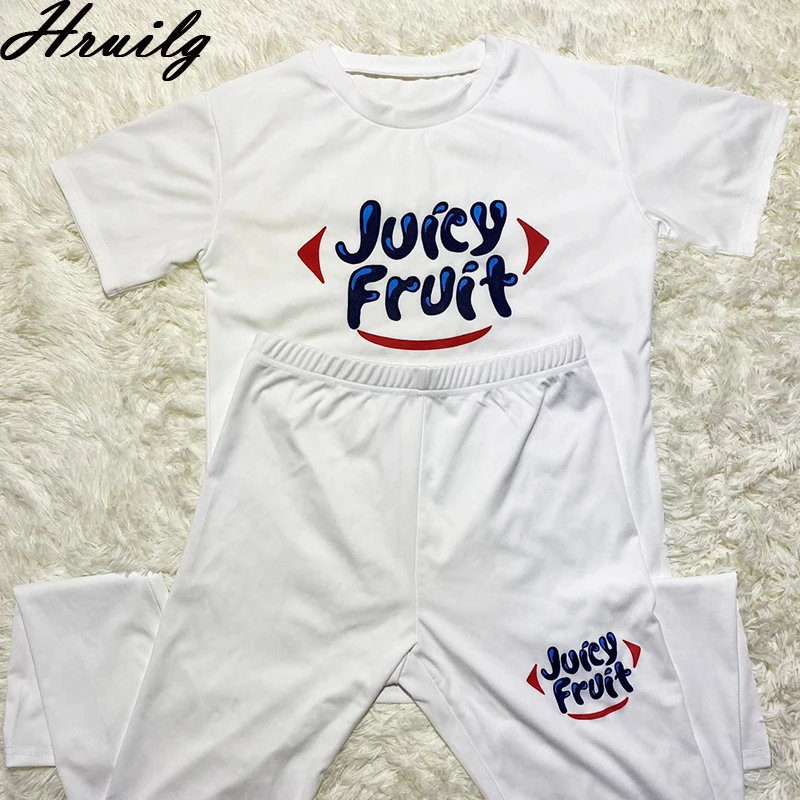 

Plus Size 2 Piece Set Women Solid Color Letter Print Fashion 2 Piece Outfits for Women Pants and Top Casual Tracksuit Women