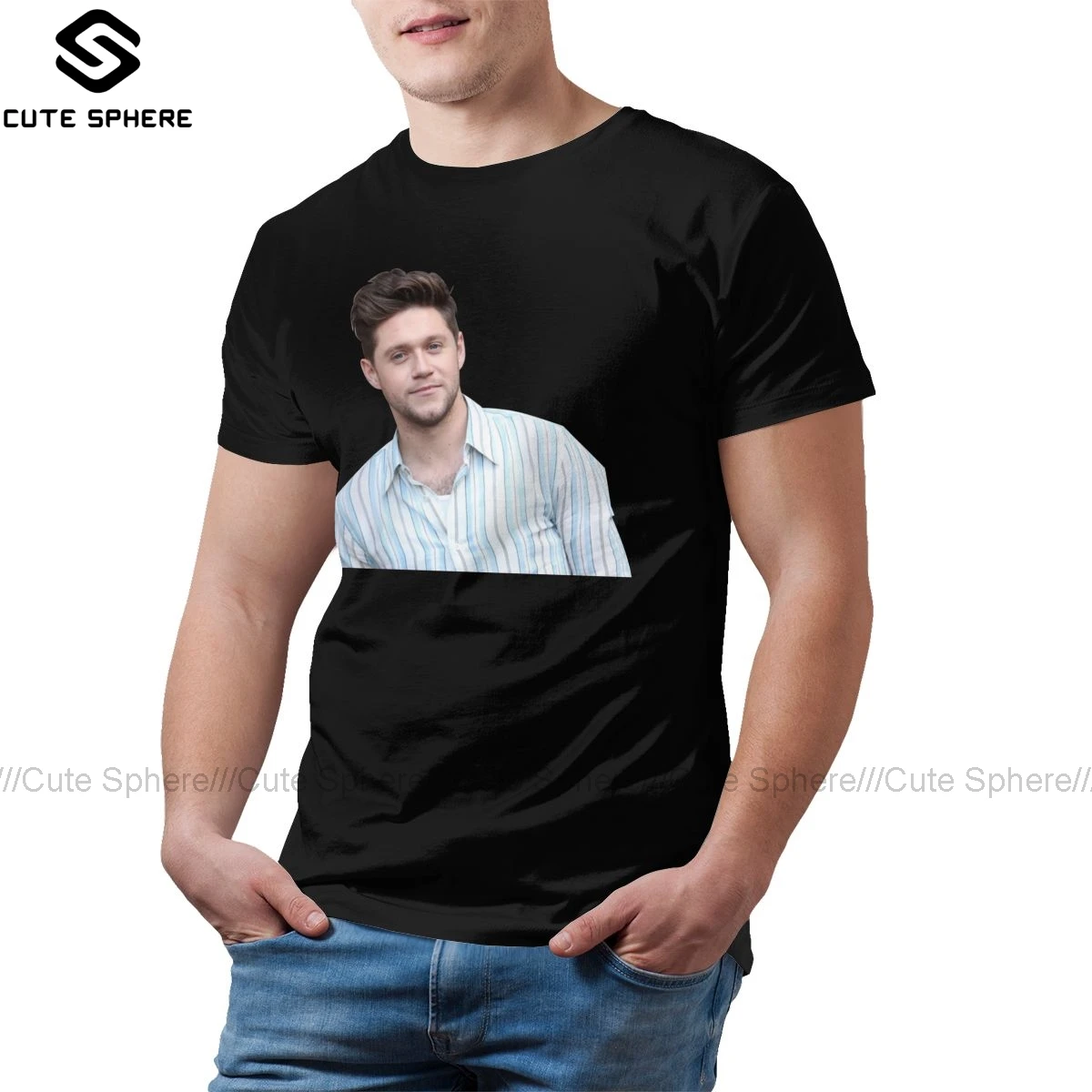 Футболка Niall Horan мужская летняя с коротким рукавом 100 хлопок 5xl|Мужские футболки| |