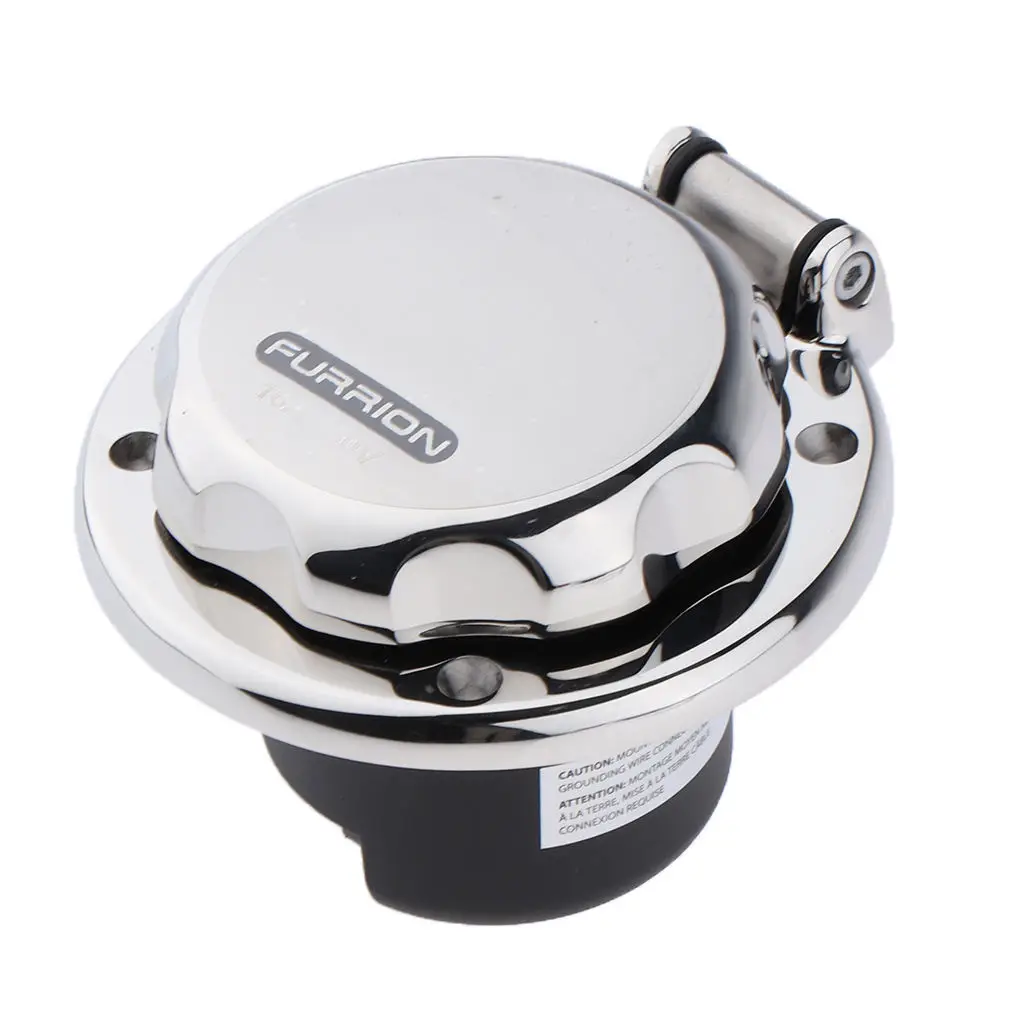 

16A 250V Marine Shore Power Socket Male Electrical Plug Stainless Steel