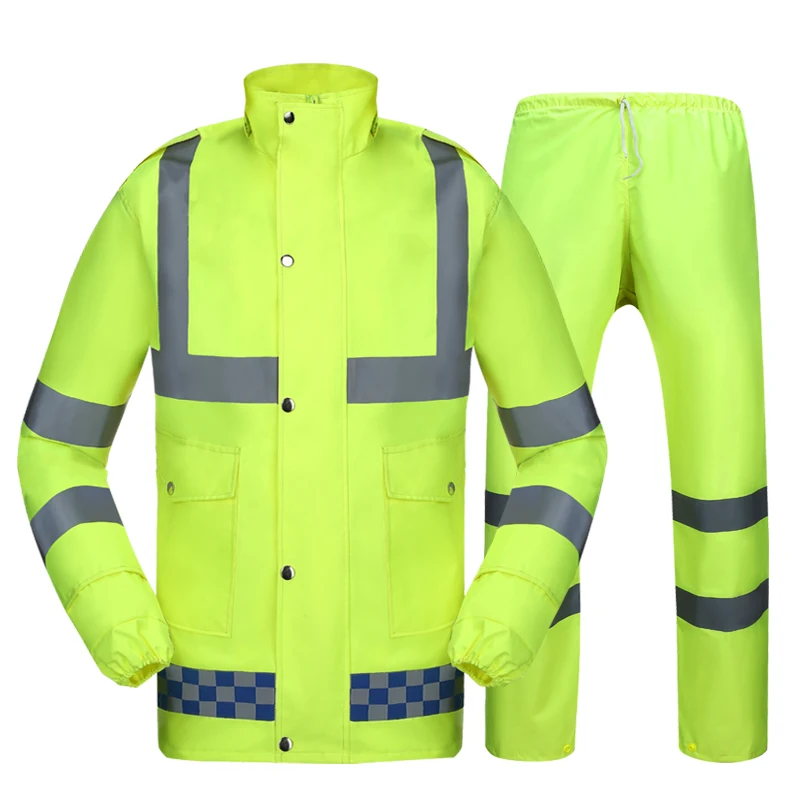 

Outdoor Travel Pants Raincoat Jacket Waterproof Set Motorcycle Men Raincoat Waterproof Green Stylish Capa De Chuva Moto Rain New