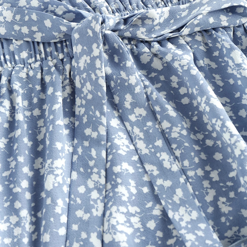 Женский комплект из двух предметов ZAFUL пышная юбка с открытыми плечами и