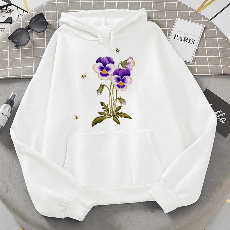 Зимние женские толстовки большого размера в стиле Харадзюку повседневный