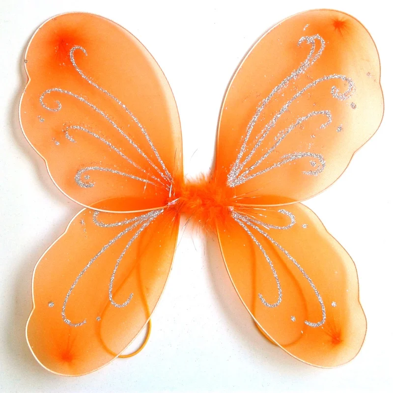 Детский костюм для вечерние с ангелом Феи Бабочки Крылья перьями декоративное