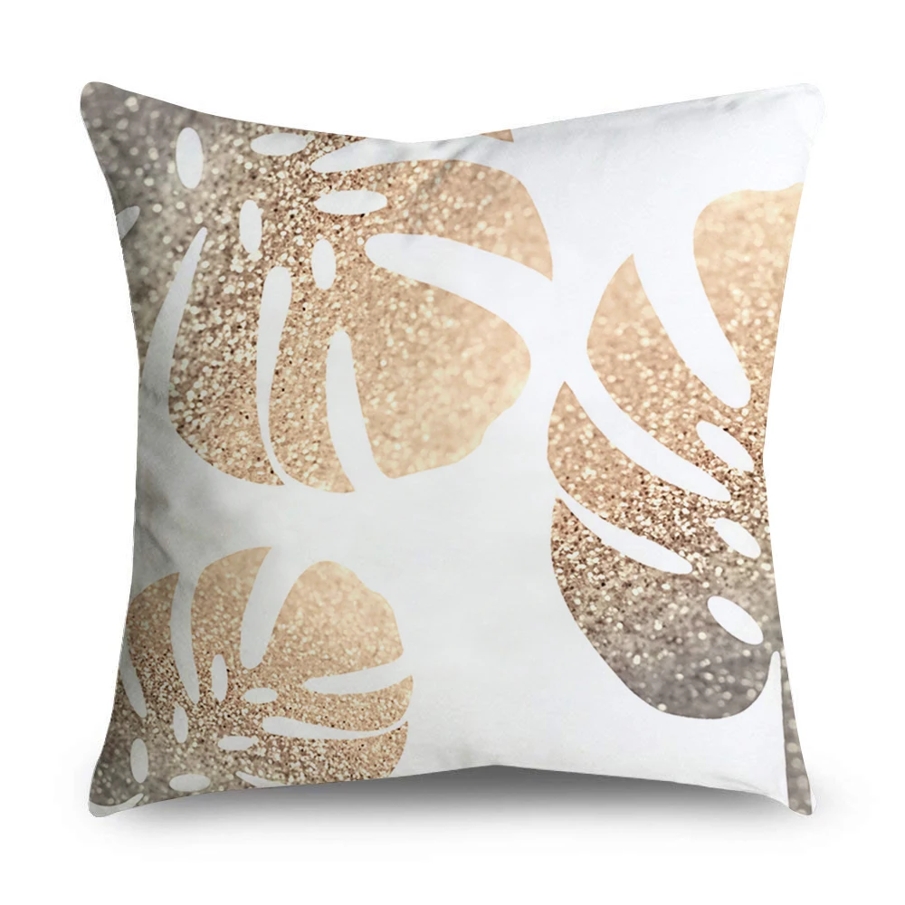 Декоративная подушка с изображением Золотой Карты любви ананаса мягкая