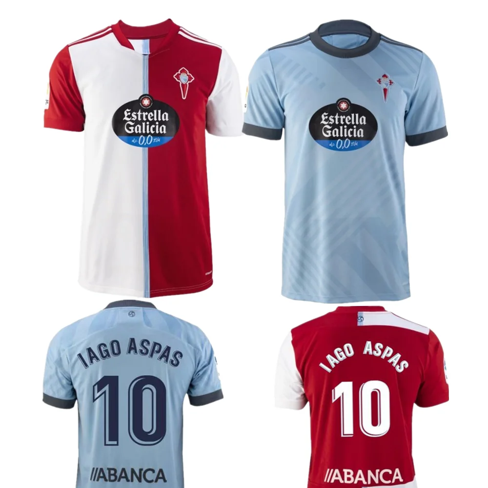 

21 22 RC Celta de Vigo Soccer Jersey LOBOTKA IAGO ASPAS SANTL MINA Football Shirt SISTO BOUFAL 2021 CELTA VIGO