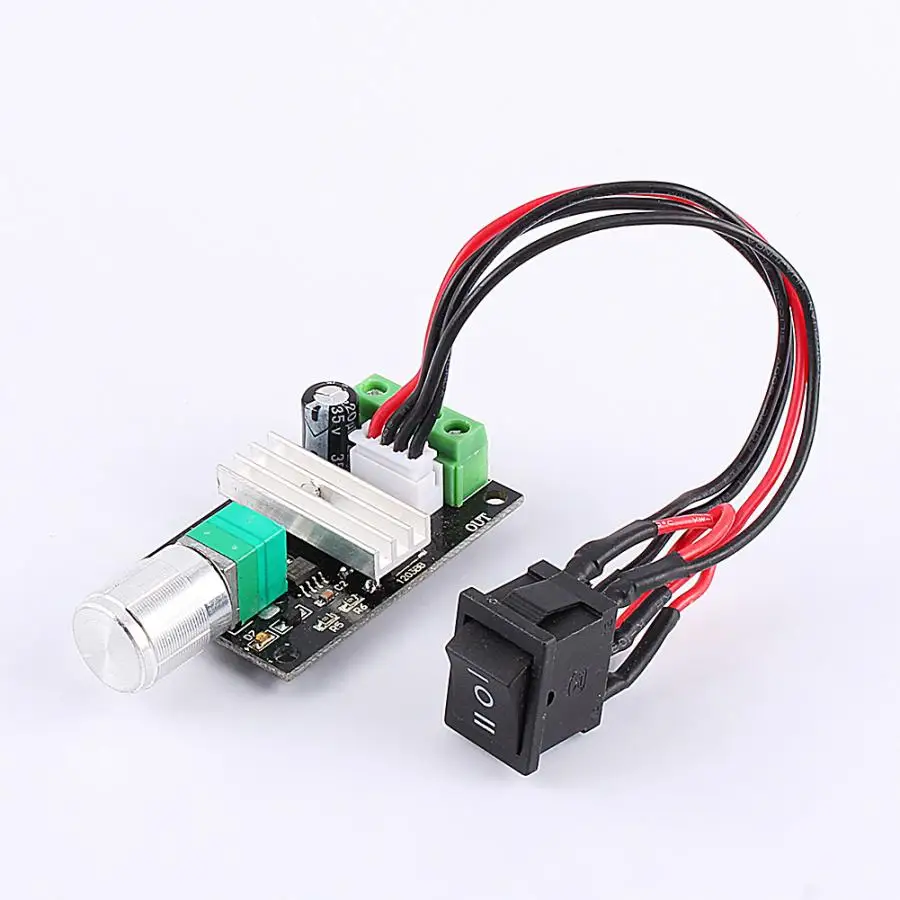 Контроллер двигателя постоянного тока 6-28 в переключатель Реверсивный ШИМ