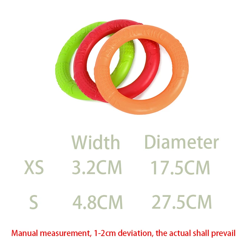 

Dog Toys Pet Rally Ring Molar Tooth Cleaning Toy Common Large Dogs Labrador Interactive Training Game Floatable Educational Toys