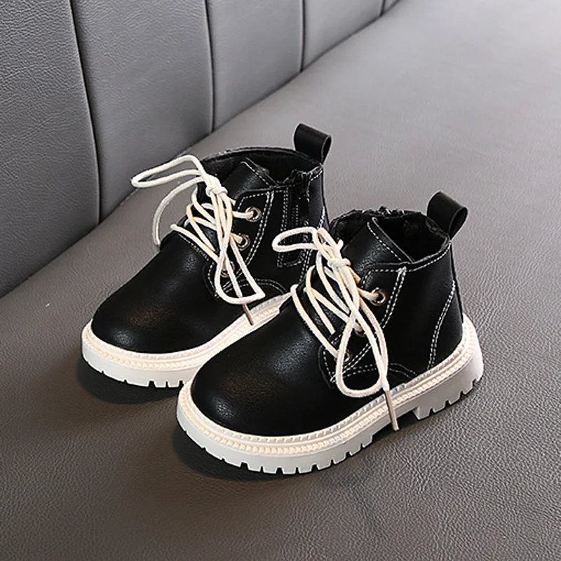 Детские ботинки новинка 2021 осенние Martin для девочек кроссовки из искусственной