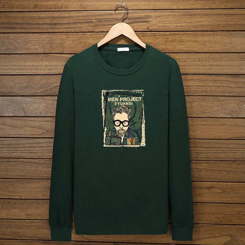 Размера плюс футболка с длинным рукавом для мужчин 5XL 6XL 7XL 8XL 10XL Демисезонный бюст