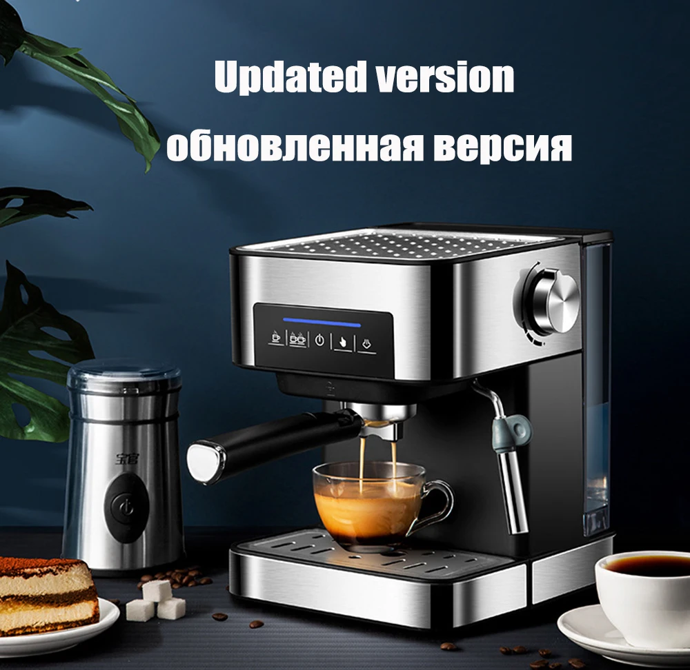 Электрическая кофемашина для эспрессо 1 6 л электрическая пенообразователь