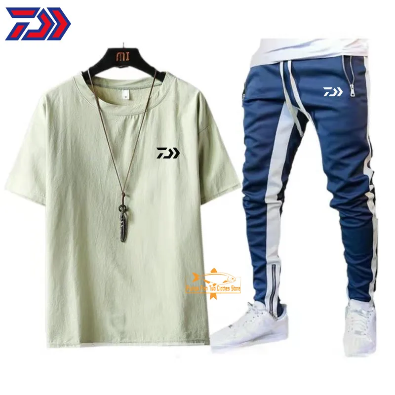 

2021 Fishing Suit T Shirt Men Breathable Fishing Clothes Quick Dry Outdoor Fishing Pants Men Polo Fishing Shirt Sports Summer