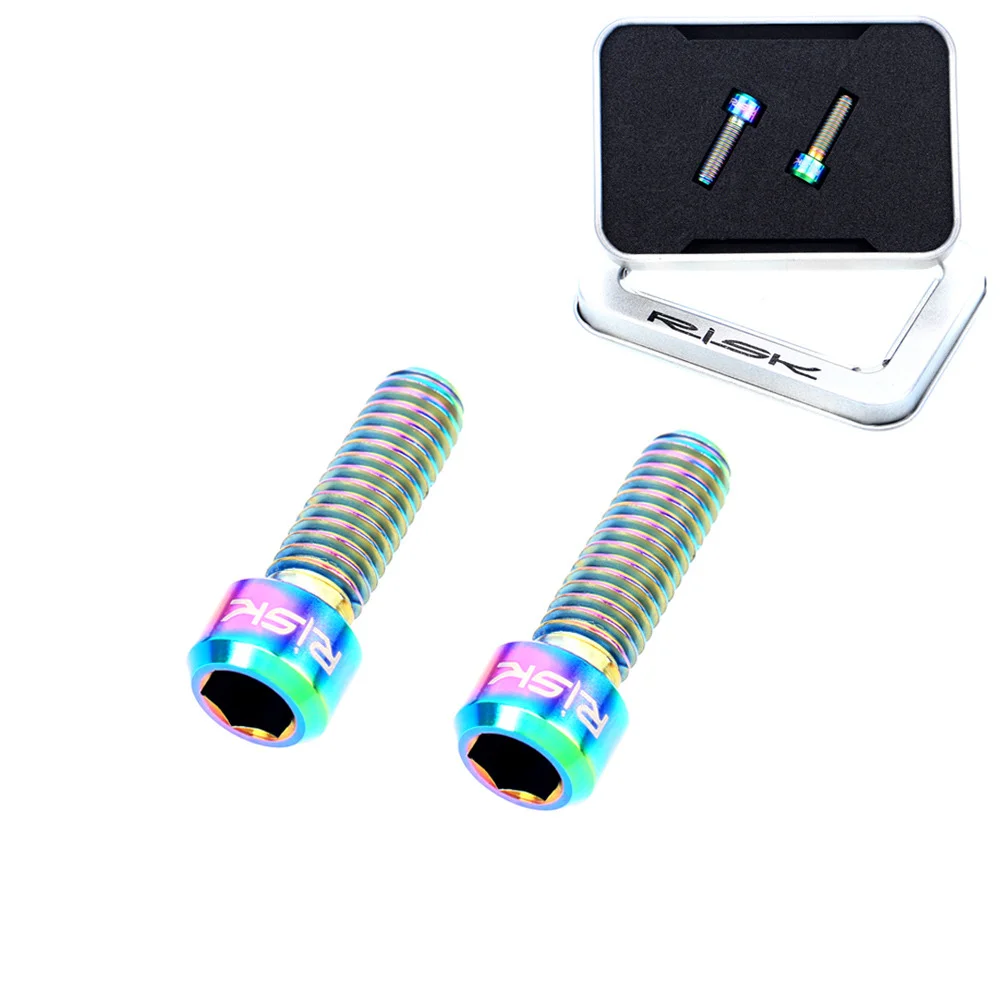 2 шт. Кривошип из титанового сплава для горного велосипеда M6 * 18 мм | Спорт и