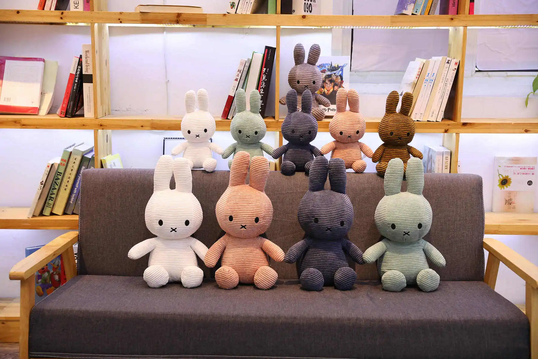 

Cute Plush Toys Bunny for Girls Sleeping Accompany Dolls Cartoon Ragdoll Body Pillow Kids Birthday Christmas Gift Lovely Rabbit