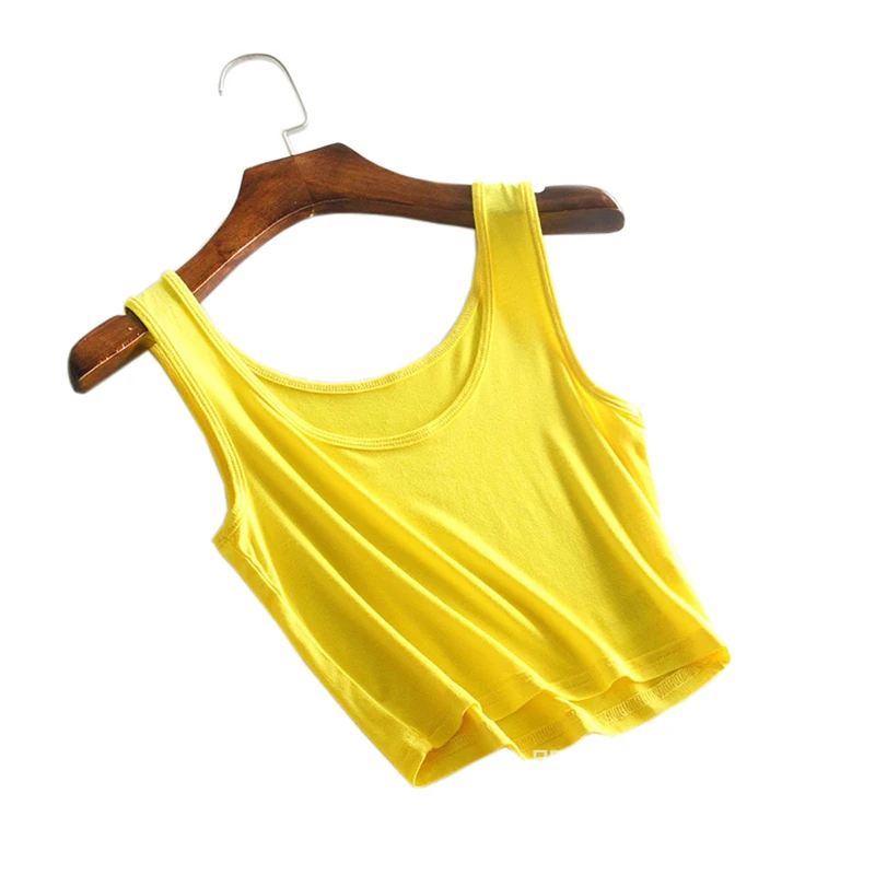 Новинка 2020 модная женская майка для фитнеса укороченные топы летние милые