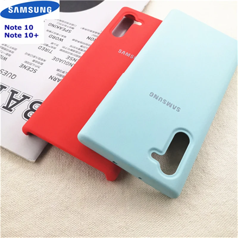 Чехол для Samsung Note10 Plus шелковистый мягкий жидкий силиконовый чехол Ofiice