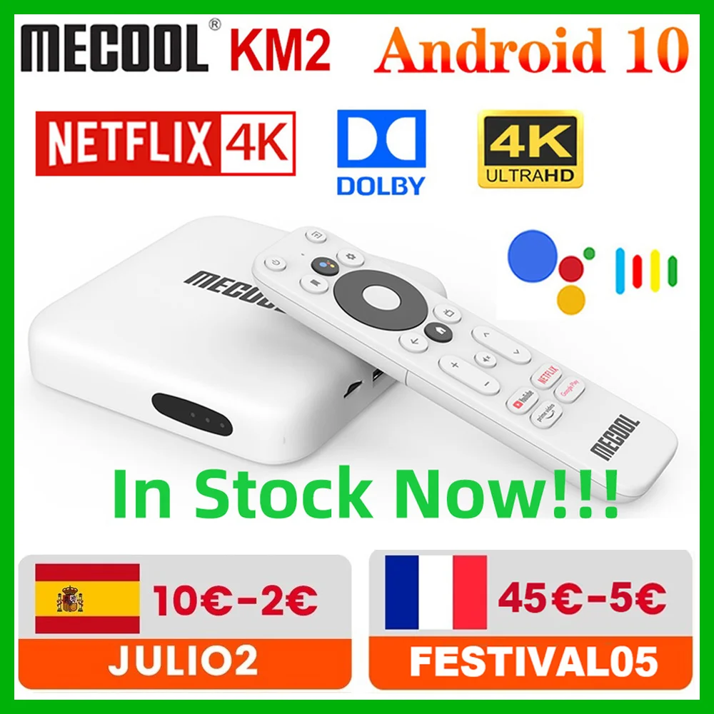Приставка Смарт ТВ Mecool KM2 Android 10 2 + 8 Гб Wi Fi Netflix|ТВ-приставки и медиаплееры| |