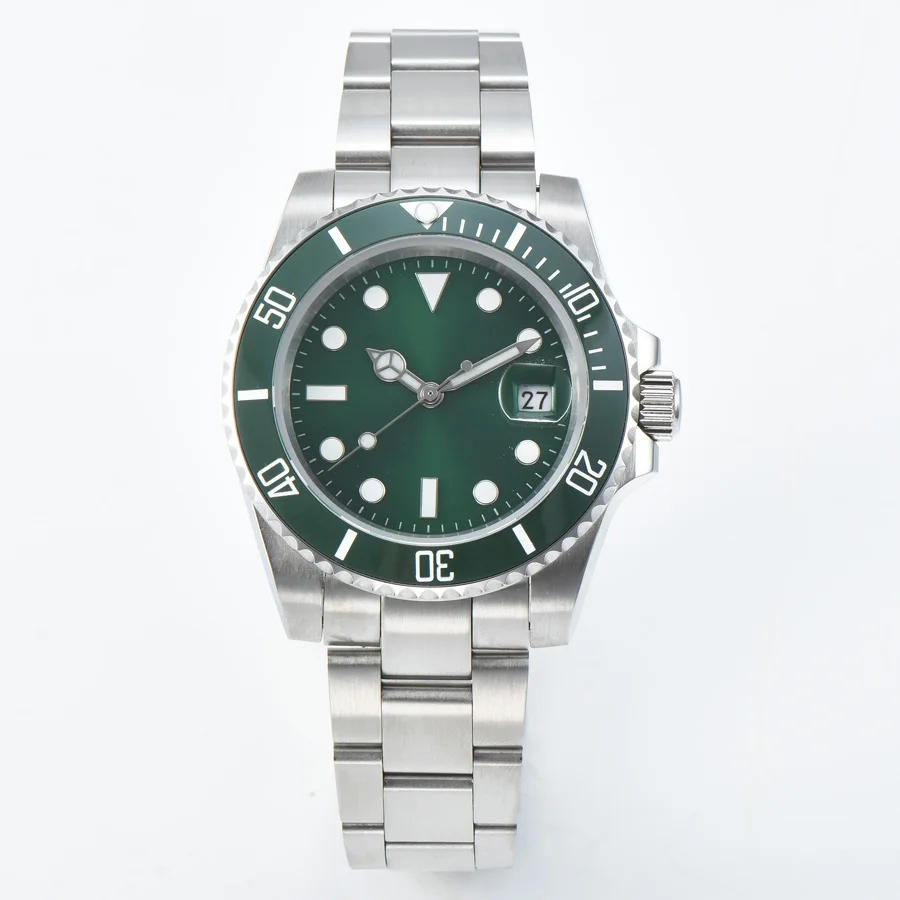 Мужские автоматические механические часы светящиеся водонепроницаемые с датой