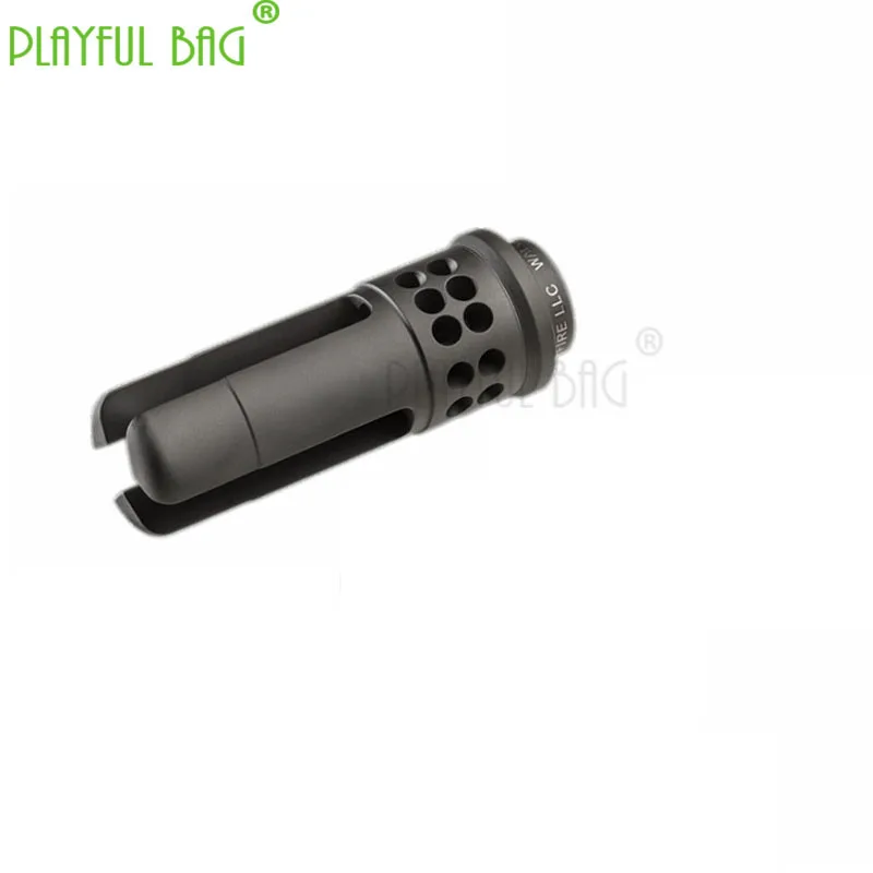 1pcs Уличная активность CS Jinming 9 поколение игрушечных водяных пулевых пистолетов 14 мм Обратный зуб 556 глушитель украшение передняя трубка SOCOM MI80 - Цвет: 1pcs