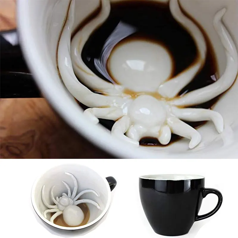 Волшебные чаши для создания керамическая чашка с черепом скрытое страшное