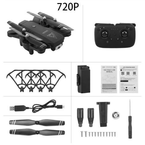 L103 RC вертолеты камера 1080P Wifi FPV Дрон GPS Дрон Hoogte Hold 2,4G Optische Stroom Positie Дрон камера для детей - Color: L103-Black-720P