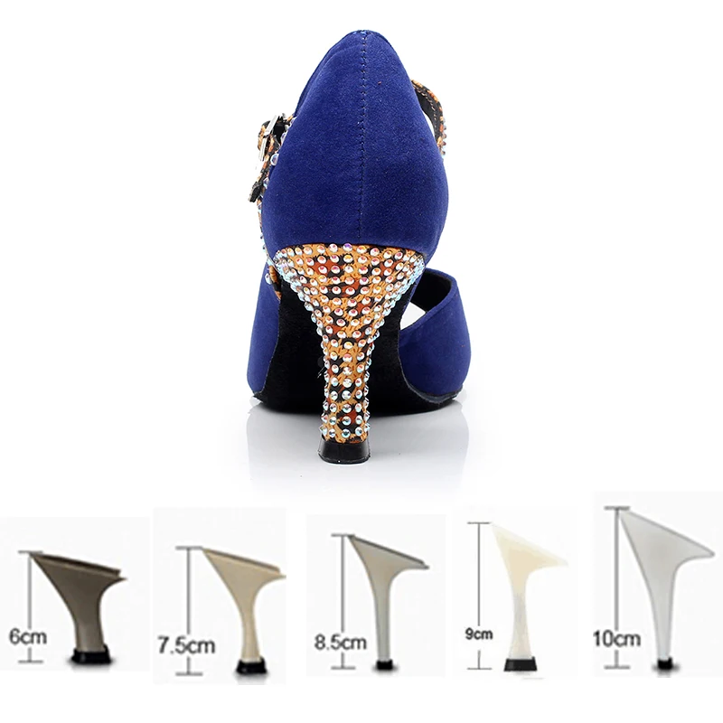 DKZSYIM/женская Танцевальная обувь из замши для латинских танцев Сандалии сальсы