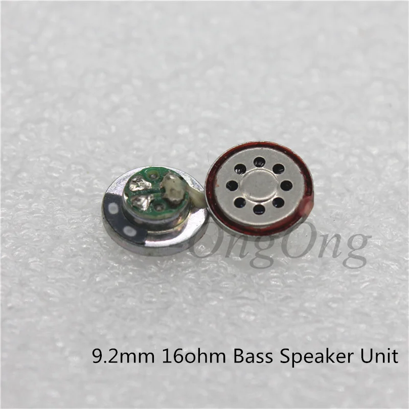 

9.2mm Speaker Unit DIY In-Ear Earphone Accessory Headphone Repair Headset 16ohm Bass Horn