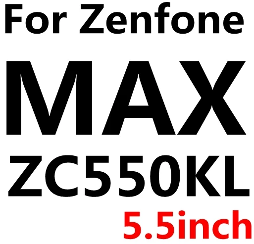 ZC550KL С уровнем твердости 9H 0,26 мм прозрачное закаленное Стекло для Asus Zenfone 2 Laser Ze500KL Ze550KL 5 GO ZC451TG Zenfone 3 Max Zc520TL ZB452KG ZC553KL ZB500KL пленка - Цвет: ZC550KL