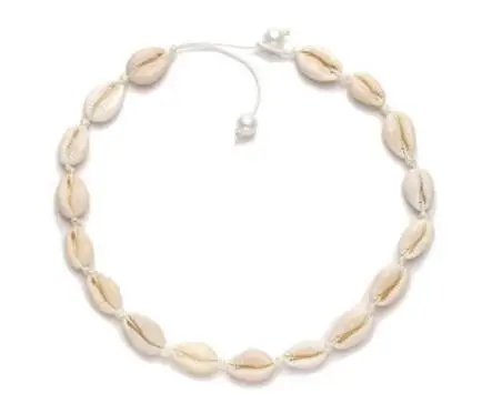 Женское Ожерелье-чокер из ракушек простое богемное ожерелье украшения для