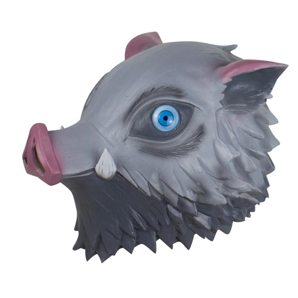 

Brdwn Kimetsu no Yaiba Demon Slayer Hashibira Inosuke Pig Cosplay Headgear