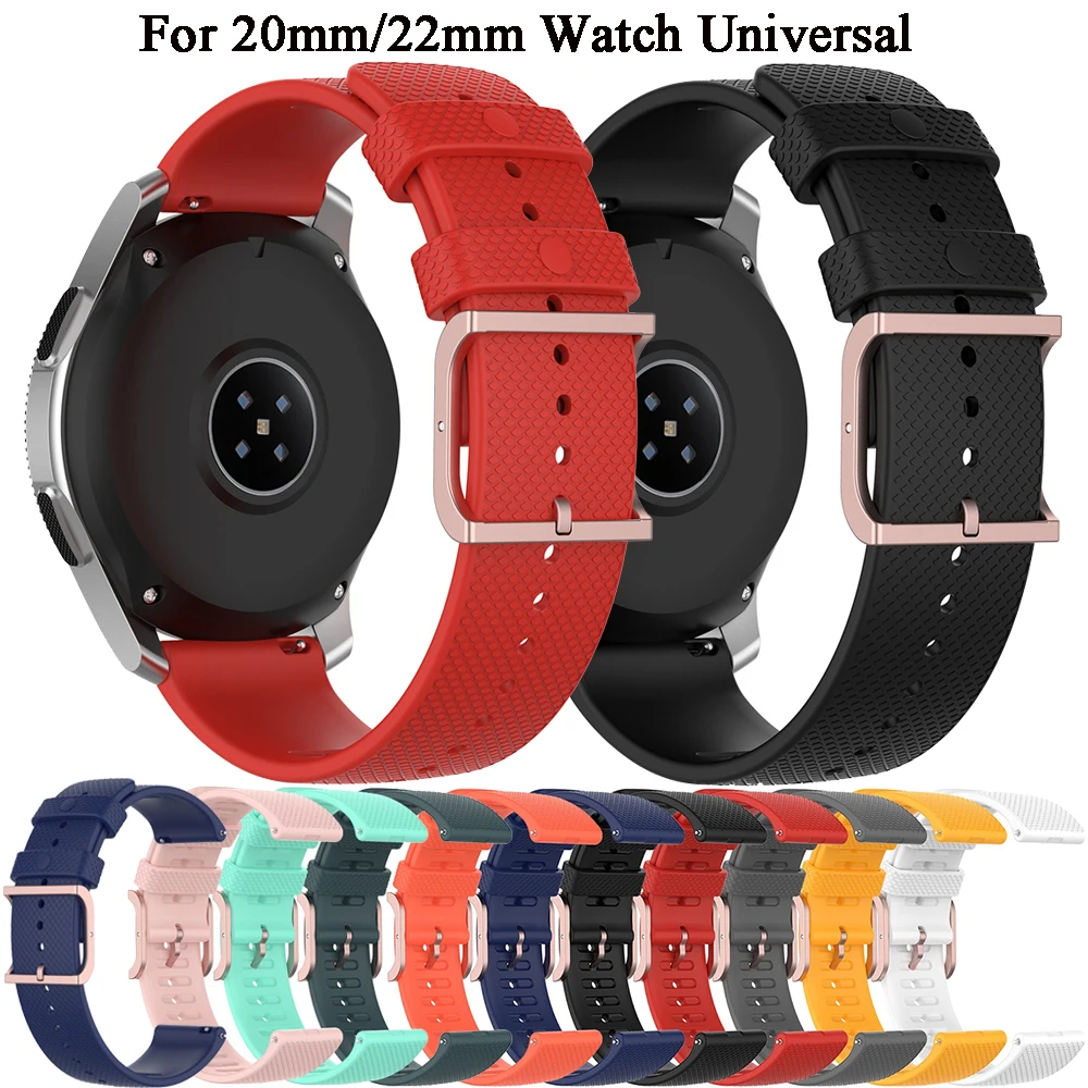 

20mm 22mm Watch Band For Samsung Galaxy 3 41mm 45mm Wristband for Galaxy 42mm/46mm Replacement Correa Strap Smart Accessories