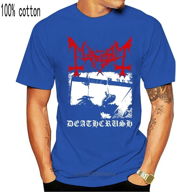 

New Mayhem 'Deathcrush' T-Shirt - 2021 & OFFICIAL! Short Sleeve Summer Style T Shirts