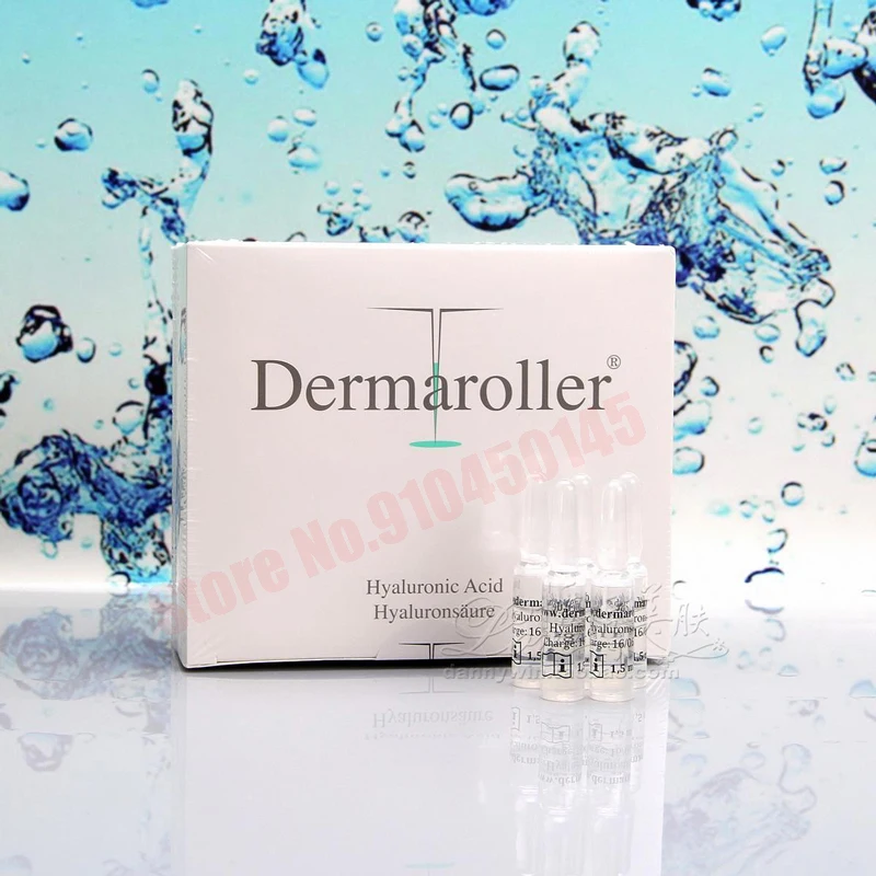 

Dermaroller Hyaluroic Acid Serum 30pcs HA Essence Whitening Repair Skin Care Anti-Aging Wrinkle for Face Moisturizing Facial