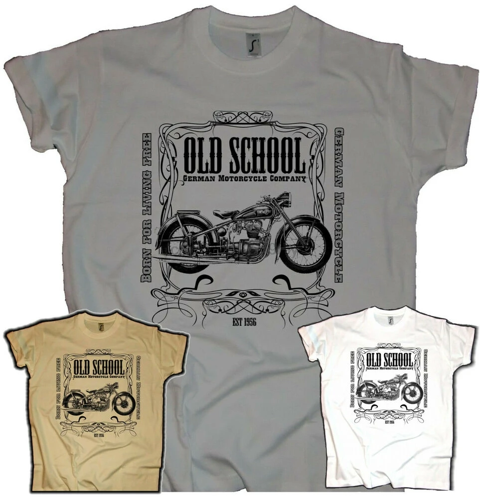 Мужская Байкерская футболка AWO|Мужские футболки| |