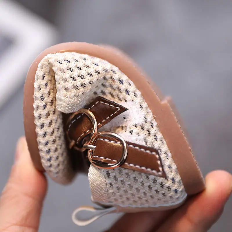 

JY 2021 Children Girls Kittens Princess Shoes Flat Casual Hollow Out 3colors 22-31 C09 TXYQF