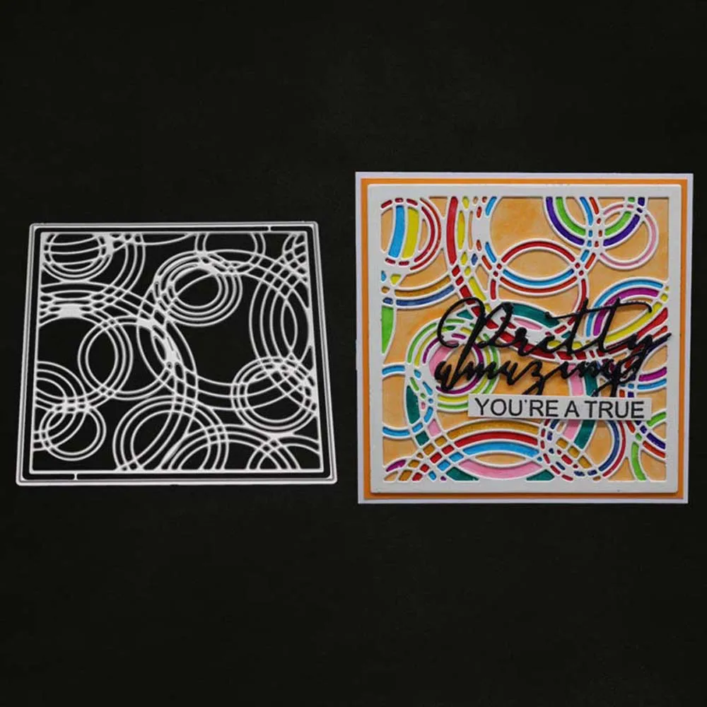 Круглая квадратная рамка металлические Вырубные штампы разные формы вырезанные