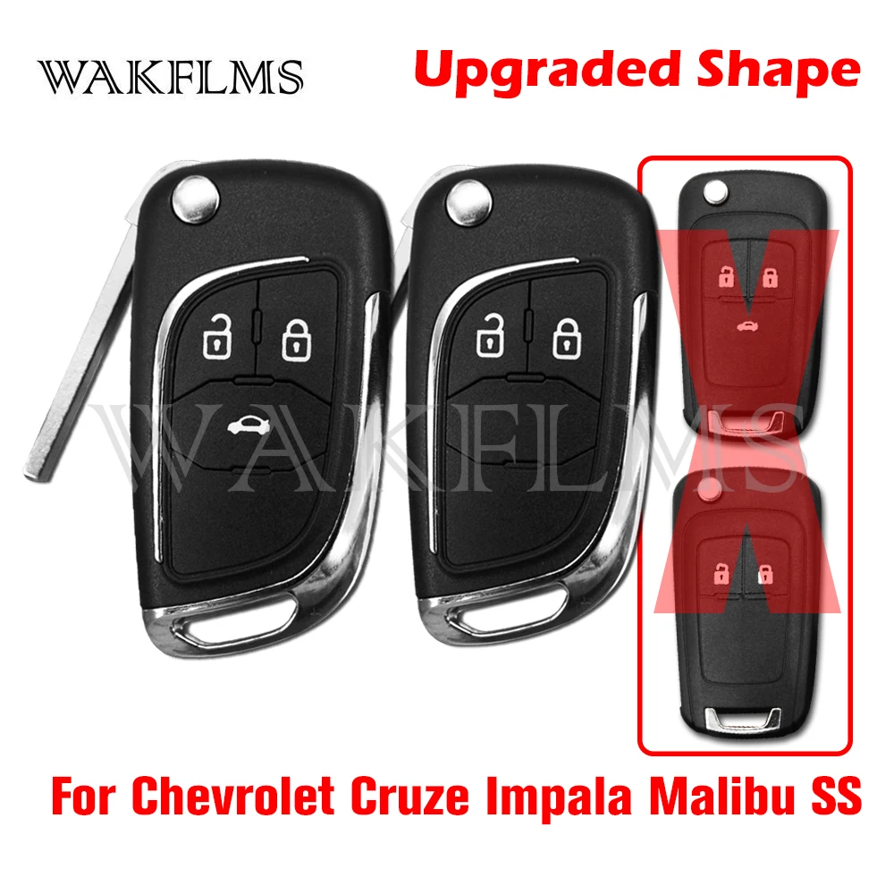 Ключ от Chevrolet Cruze ключ шевроле круз Aveo Spark Orlando Sonic Camaro Malibu Colorado Impala SS 433MHz ID46 Flip Smart